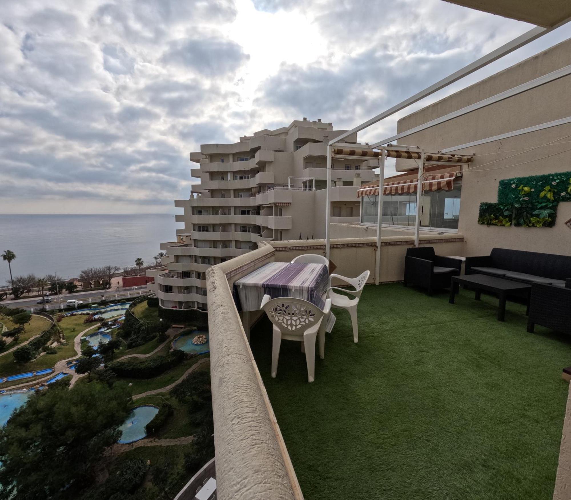 Benalbeach. Espectacular Terraza, Vistas Al Mar. Benalmádena Buitenkant foto